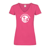 Damen-V-Neck T-Shirt - Landjugend Wiesengrund