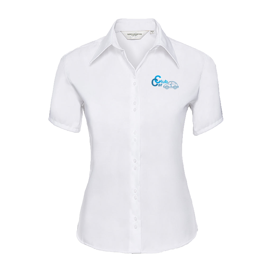 Damen-Bluse Kurzarm - CarClub
