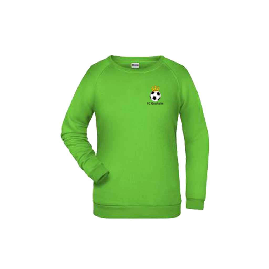 Rundhalssweatshirt für Damen - Fanclub FC Grashalm
