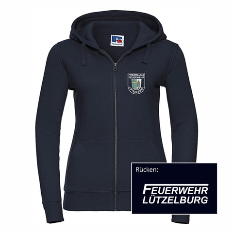 Damen Kapuzensweatjacke