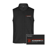 Herren Softshellweste mit Namenseinstickung