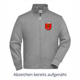 Sweatjacke mit Stehkragen - Unisex