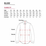 Pilotenbluse, Classic fit - kurzarm