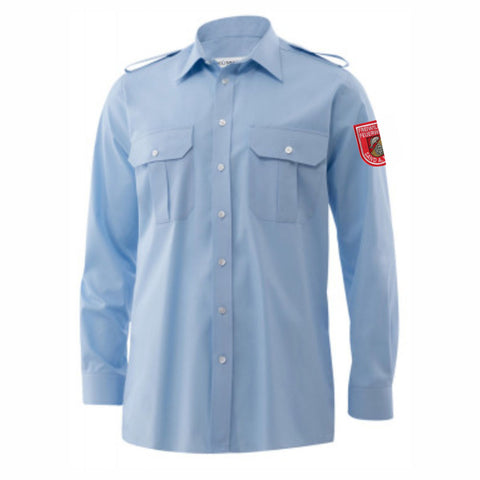 Pilotenhemd, Classic fit - langarm
