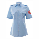 Pilotenbluse, Classic fit - kurzarm