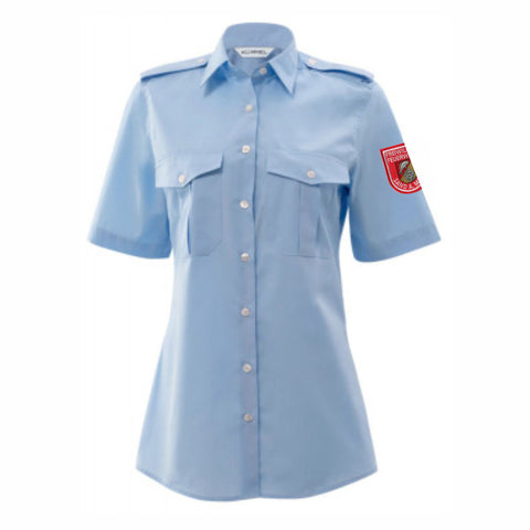 Pilotenbluse, Classic fit - kurzarm