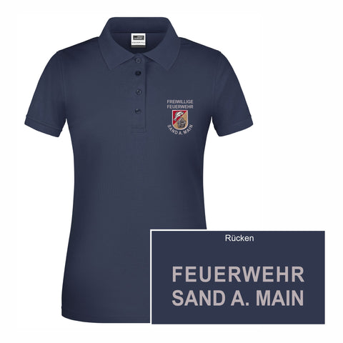 Poloshirt mit Rückenmotiv, Damen