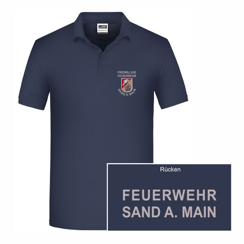 Poloshirt mit Rückenmotiv, Herren