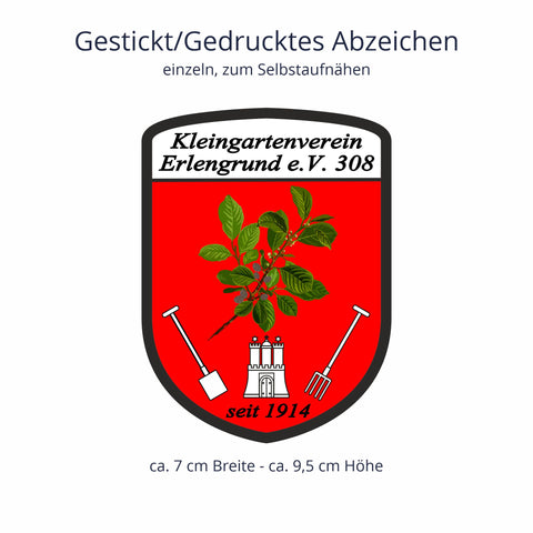 Gestickt/gedrucktes Abzeichen